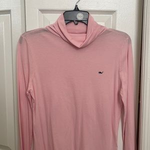Vineyard Vines pink turtleneck